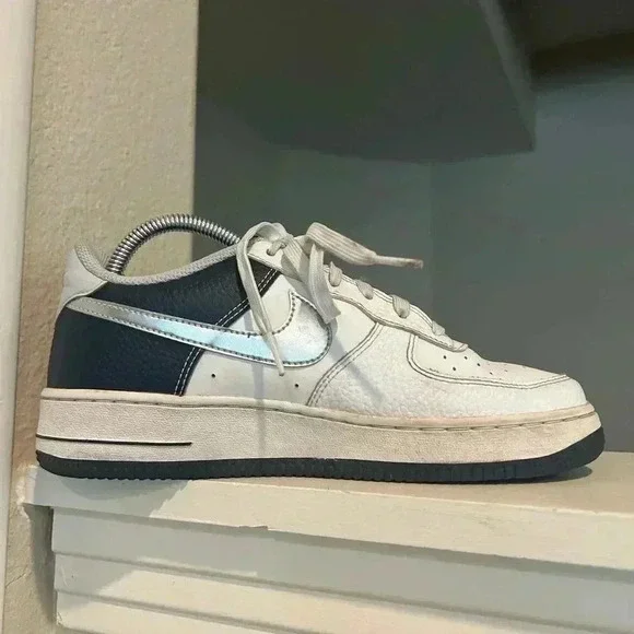 Nike Air Force 1 LV8 Low White - DQ6048-100 Size 6Y - Picture 5 of 9